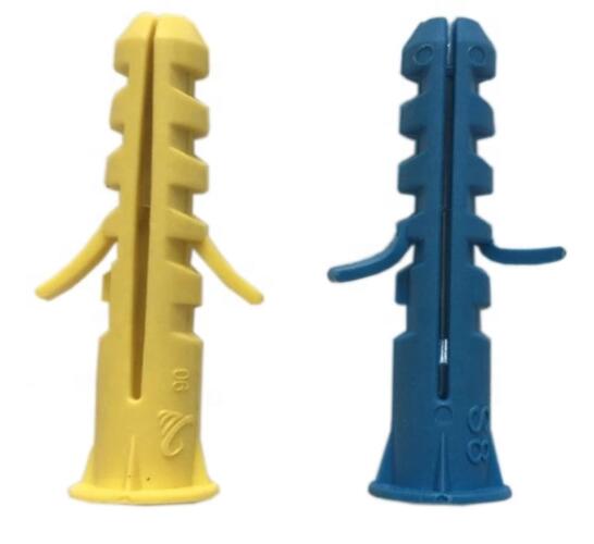 Durable Pan Head Screw Plastic Wall Plug Nail Expansion Anchor For Slab Heating