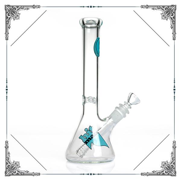 Hitman Glass Smoking Water Pipes Mix Color With Ice Catcher Bongs