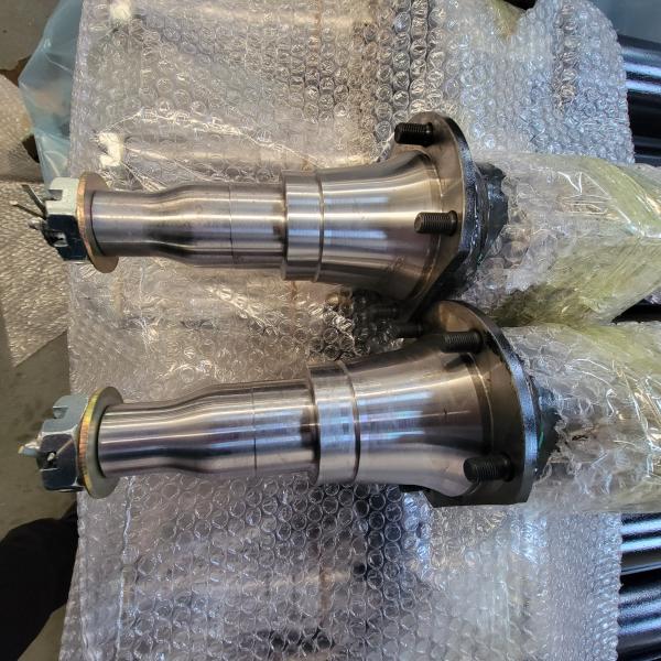 Цапфа трейлера цапфы 5000-7000lb Unbraked круглого трейлера 76MM прямая
