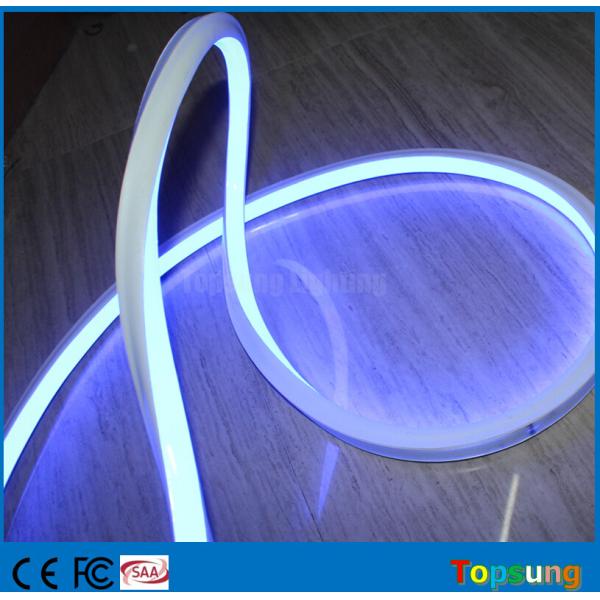 12v bleu Vue supérieure Plate 16x16mm néonflex Carré LED néon tube flexible bleu SMD corde bande de néon ruban de décoration
