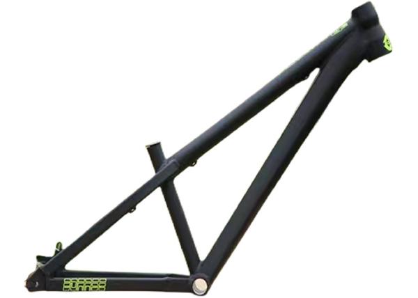 Chinese Cheap Aluminum Dirt Jumper 4X BMX Bike Frame Horizontal Dropout Mountain Bicycle Hardtail Frame