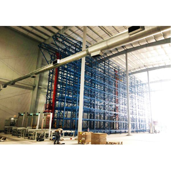 U-Turn Stacker Crane Curve Rail Type S/R Machine ASRS Automatic Storage And Retrieval System