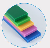 Durable Silk Screen Squeegee Blades Solvent Resistant Polyurethane Squeegee For Screen Printing