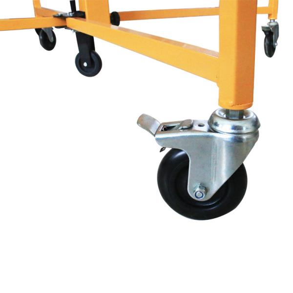 4m Professional Plasterboard Lifter , Hand Operated Plasterboard Jack Lift