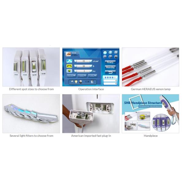 Безболезненный портативный лазерный аппарат IPL водонепроницаемый с воздухом Вода Ветер Полупроводниковый охлаждающий гель