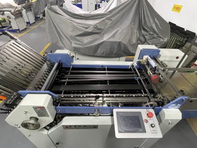 8 largura da máquina 4800mm da dobradura da brochura da placa da curvatura com cabeça de alta velocidade do alimentador