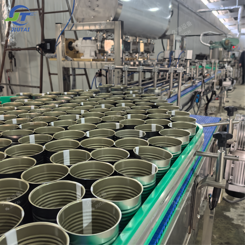 Automatic Quantitative Tomato Paste Tin Can Filling Sealing and Seaming Machine