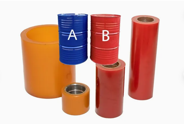 Thermoplastic Polyurethane Elastomer For Industrial Rollers / Machinery Components