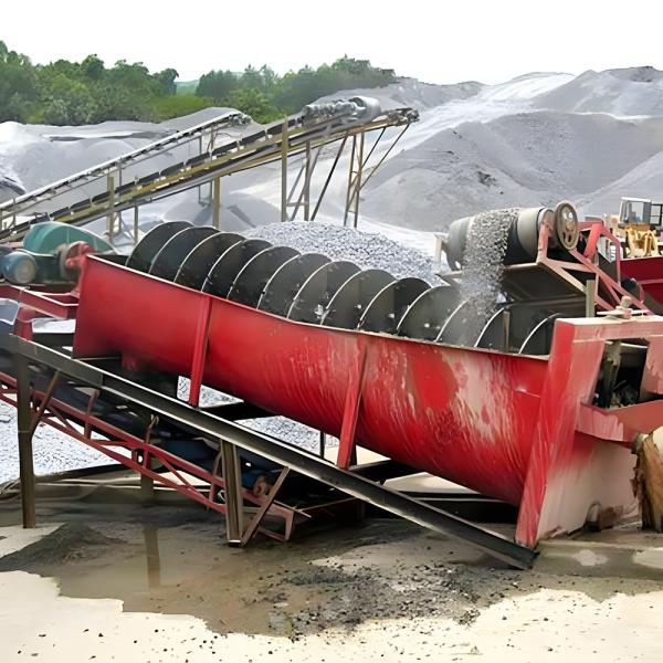 custom Efficiency Silica Sand Washer Spiral Sand Washing Plant River Sand Screw Wash Machine auger screw Conveyor Customize
