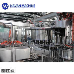 Automatic 4 In 1 Juice Filling Machine PET Bottles Monoblock Pulp Fruit Granule