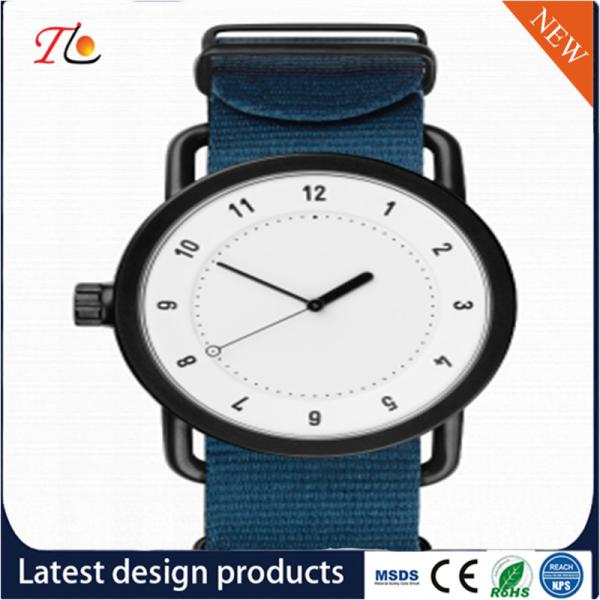 Wholesale Woven Watch with Alloy Case and Custom Logo Fashion Watch Woven Strap Movement Watch Sport Watch