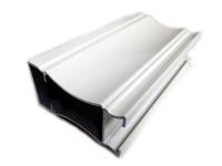 6063 Aluminium Door Profiles , Customized Aluminum Extrusion Flash Metal Powder Profile