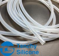 LFGB Harmless Pure OD 100mm Flexible Silicone Tubing
