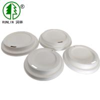 Copo de café descartável isolado café FDA do molde da polpa tampas do café de 12 onças biodegradáveis