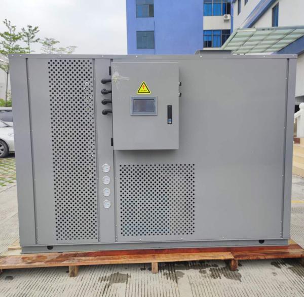 Cold Climate EVI Commercial Heat Pump Air Heater System For Glass Greenhouse Planting