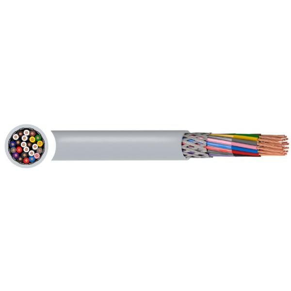 DIN VDE 0812 Flexible Control Cable Overall Diameter LiYCY PVC Copper Braid