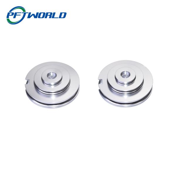 Silver Color CNC Machined Aluminum Parts Plating Surface For Aircraft Aviation