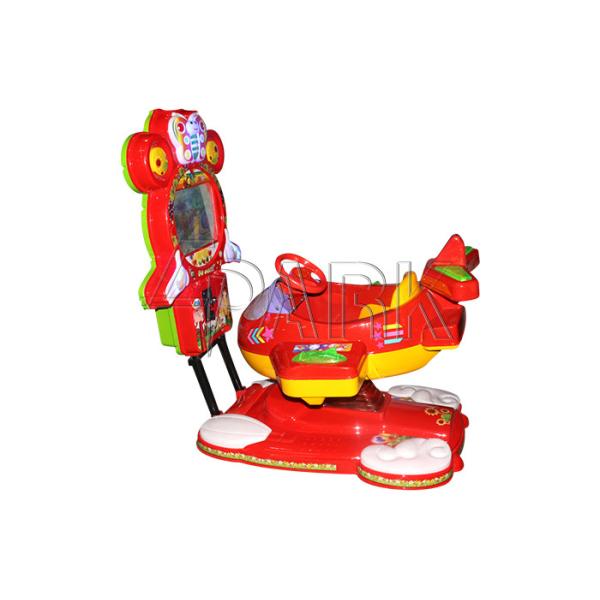 3D Fly Ship Commercial Plastic Kiddy Ride Machine