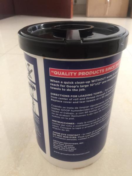 Hot sale 2L HDPE canister for wet wipes