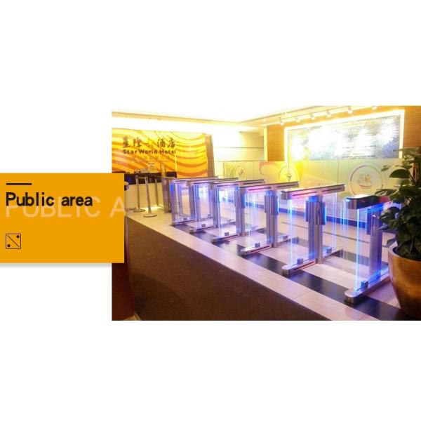 SS316 Stainless Steel DC Motor Fastlane Turnstile