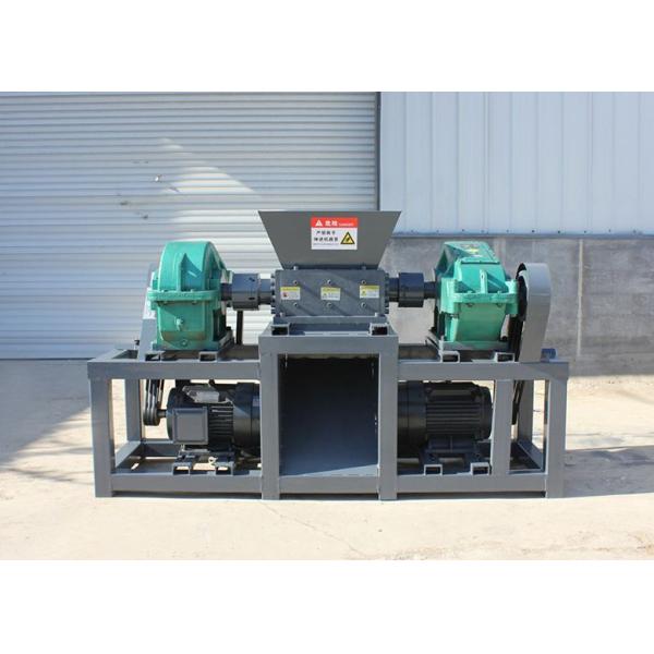 Q235 Steel 2*11kw Scrap Metal Recycling Machine Double Shaft Shredder