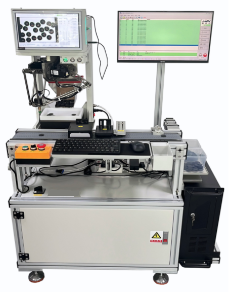 Full Automatic Textile RFID Laundry Tag Personalization Machine for UHF chip ( Ucode 8/ Ucode9) Data encoding and Eelectronic Performance testing