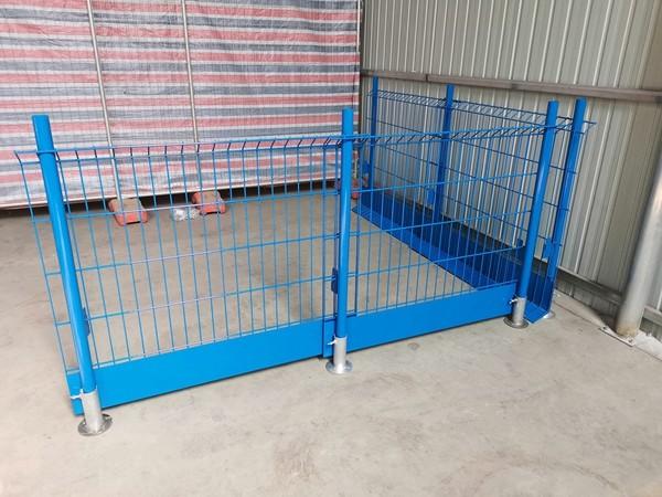 Construção de alta segurança 4,0 mm Barreiras de proteção de bordas revestidas de pó Prevenção de quedas