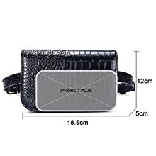 Crocodile Small Crossbody Fanny Pack Pu Leather Purses With Cell Phone Pockets