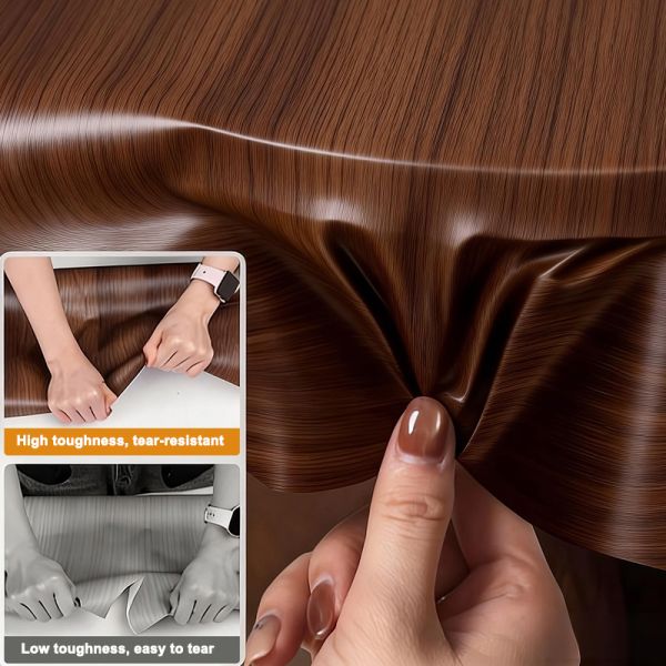 Commercial PVC Veneer Foil Self Adhesive Architectural Film 0.16mm-0.25mm Thickness