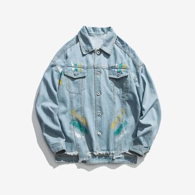 OEM Custom Logo Label Long Sleeve Jacket Denim Clothing Manufacturer Low MOQ