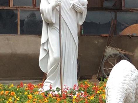 MARBLE JESUS STATUES CATHOLIC RELIGIOUS SCULPTURE HAND CARVED