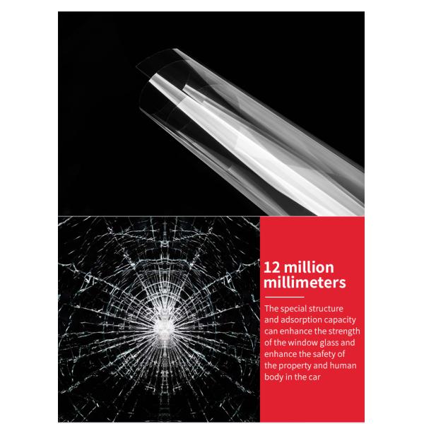 PET Security Explosion-proof Bulletproof Window Film, Anti-UV 99%, Glass Protection Film