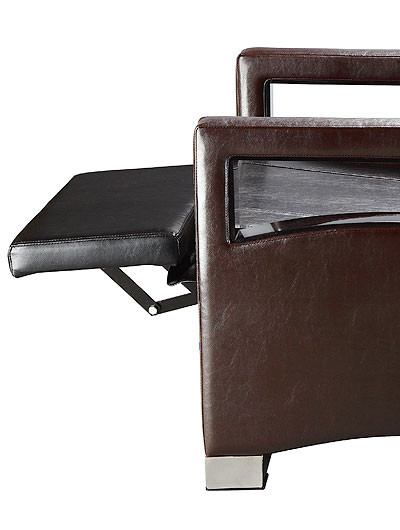 Luxury Salon Shampoo Chairs With Cushion Headrest , Electric Footrest