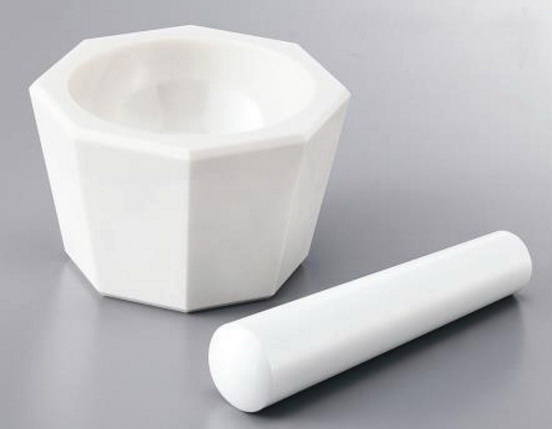60mm 80mm 100mm 120mm Zirconia Ceramic Mortar With Pestle