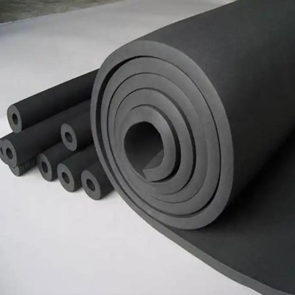 Black Waterproof Natural Fireproof Soundproof 13mm 15mm 19mm 23mm Nbr Rubber Foam Sheet