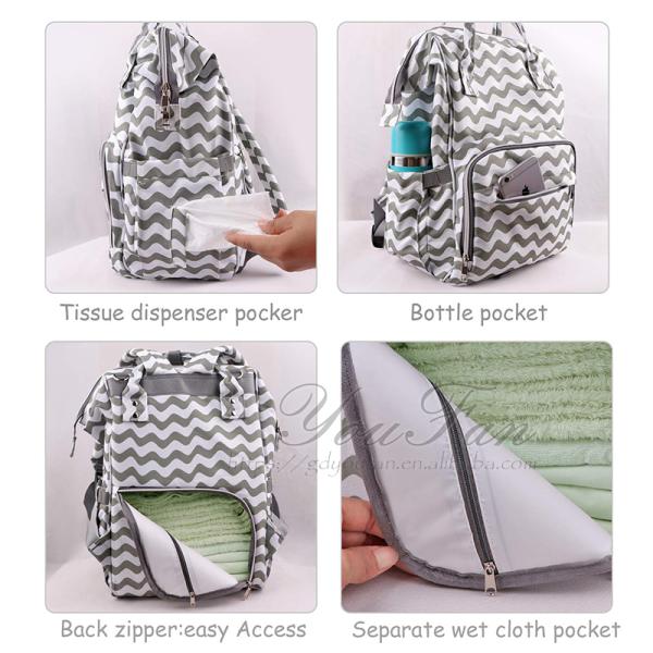 Waterproof Diaper Bag Travel Maternity Nappy Changing Bag