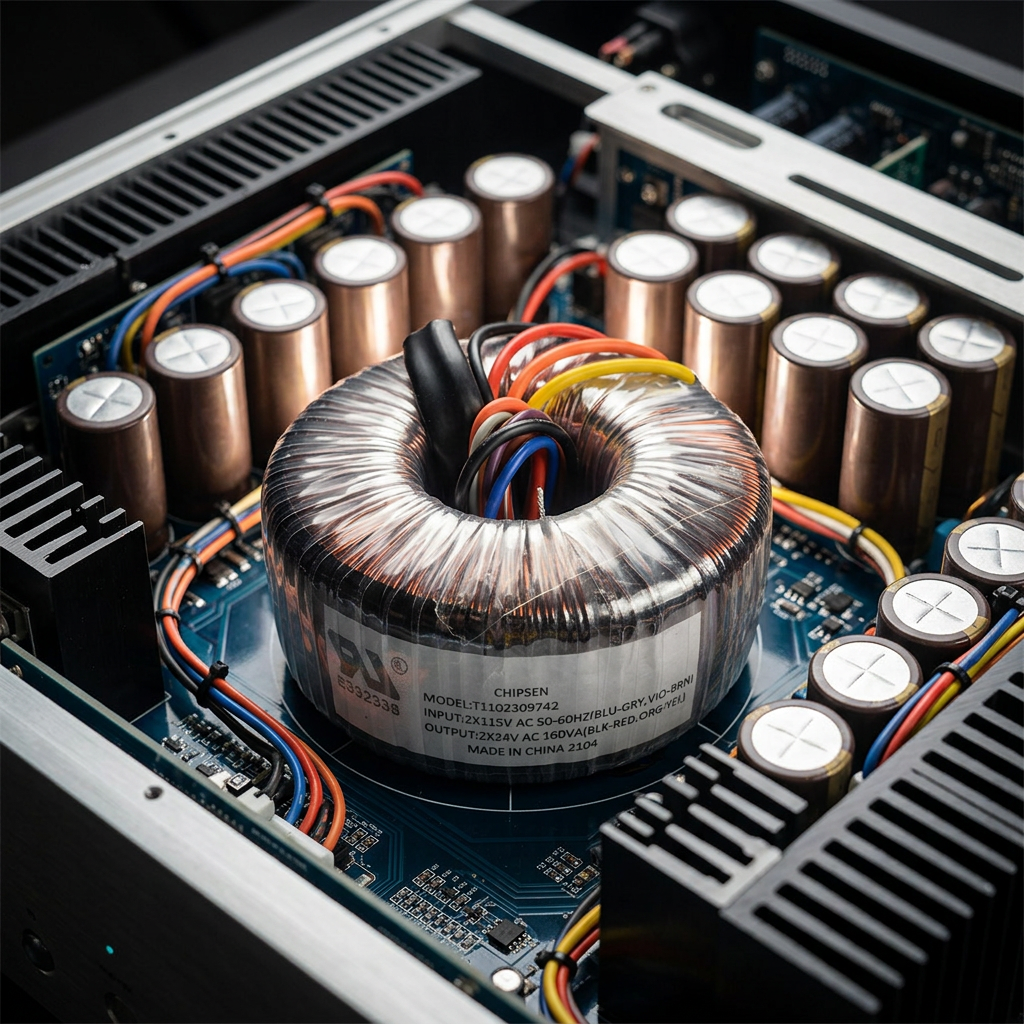 200VA 300VA 500VA High Power Toroidal Transformer For Audio Amplifier And UPS
