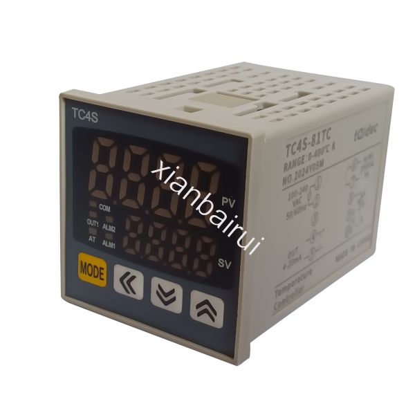 BAIRUI TC4S Universal Temperature Sensor Relay Output Thermostatic Controller Temperature PID Control 48*48mm Size ABS Pt100cu50