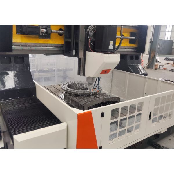 6500x4000x2700mm Overall Size CNC Flange Drilling Milling Machine 28mm T-Slot Width Workbench