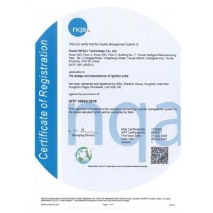 Hunan Hifuly Technology Co., Ltd. Certifications
