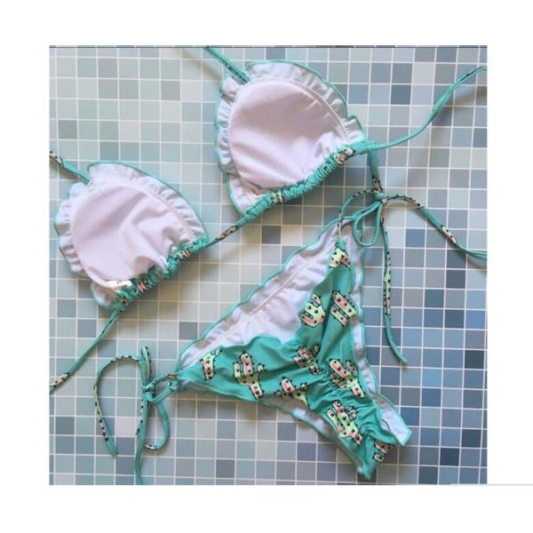 Ciktidin Floral print 2018 swimwear women swimsuit beach bathing suit