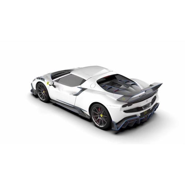 296GTB Ferrari Kit Car Body 2021 Dry Carbon Fiber Front Lip Car Front Bumper Diffuser