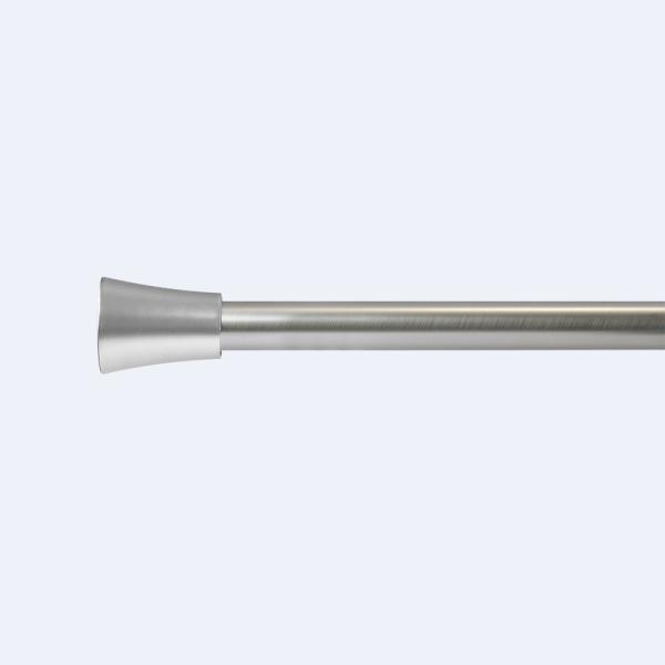 Aluminum Cylinder Finial 2 Meters Metal Pipe Curtain Rod For Window Renovation