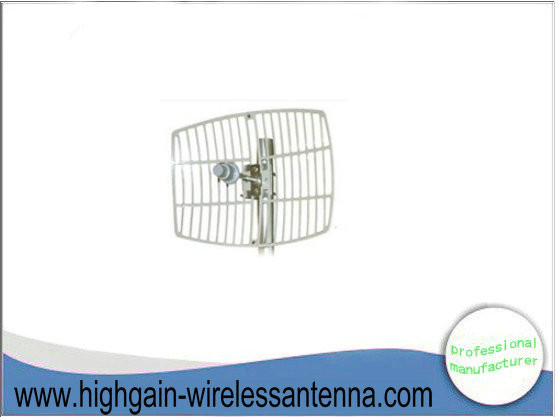 UV Stable Coat Directional 27 dBi 5.8GHZ WILAN Parabolic Grid Antenna For Wireless Bridge