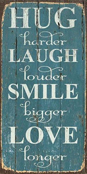 Decorative Vintage Wall Sign Sayings , Wood House Signs And Plaques ODM / OEM