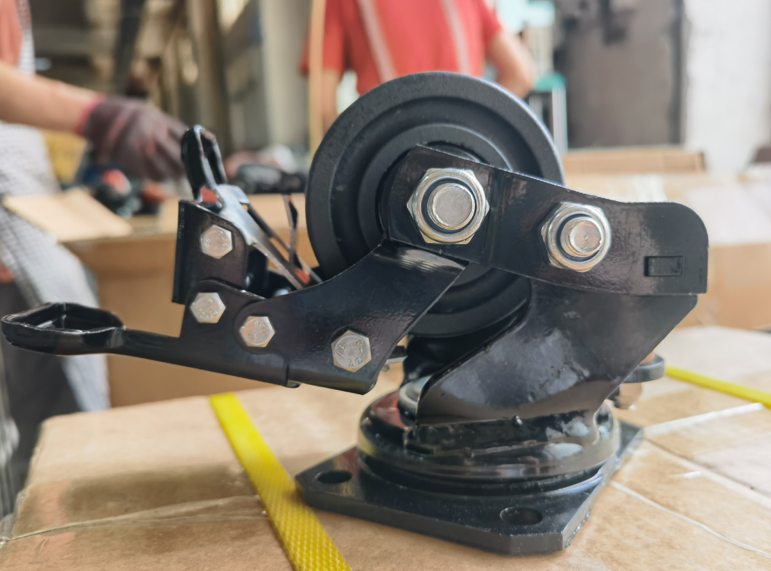  3 inch Industrial Caster Nylon  Wheels Heavy Duty  Low center of gravity caster  400kg​ low-clearance machinery