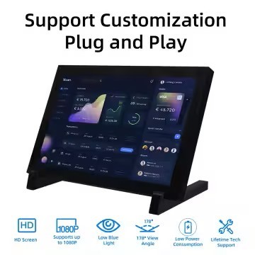 Compact 8 Inch HDMI Display 1280x800 Capacitive Touch Screen With 5 Point Multi Touch