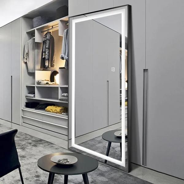 800 x 600mm LED Full Body Mirror Rectangle Full Length Mirror With Light