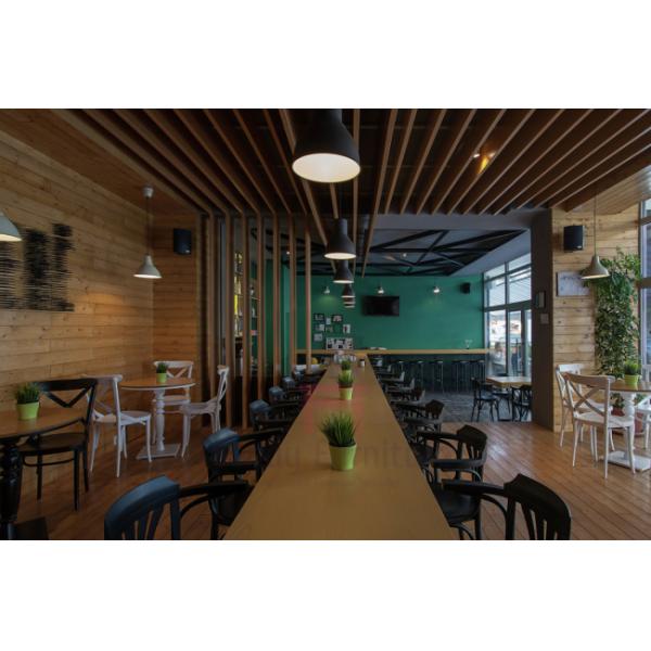 Vintage Wood Leather Dining Chairs With Arms Oak Wooden Wedding Chairs 