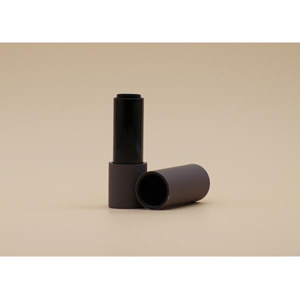 Темные серые трубки 4г бальзама губы, пластиковая текстура бархата трубок губной помады